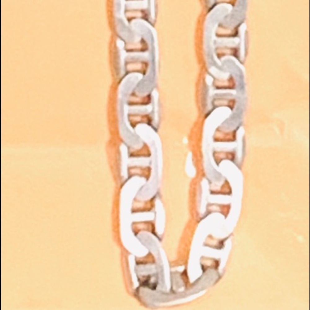 Great!  GUCCI LINK SOLID Sterling Silver, Necklace